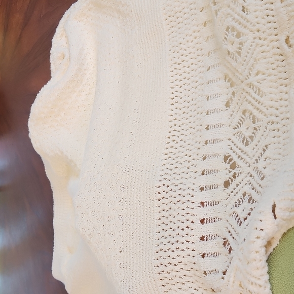 NWT ANTHROPOLOGIE white sweater skirt - Picture 7 of 12